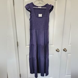 Lucky Brand Smocked Maxi dress